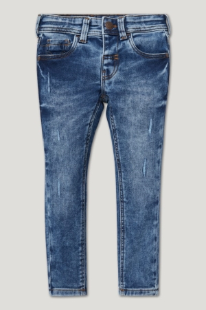 Jean C&A Super Mince Jog Denim Organic Coton Garcon Bleu | JK7235914