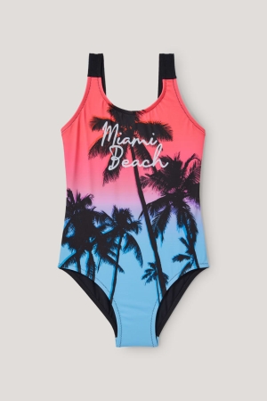 Maillots De Bain C&A Swimsuit Lycra® Xtra Life™ Fille Noir | BR8564173