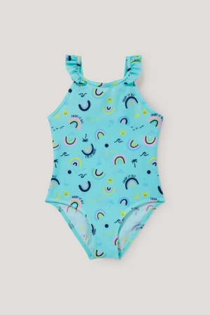 Maillots De Bain C&A Swimsuit Lycra® Xtra Life™ Fille Menthe Vert | CR0348275