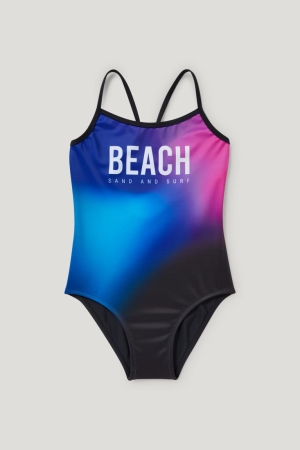 Maillots De Bain C&A Swimsuit Lycra® Xtra Life™ Fille Violette Clair | RA6230148