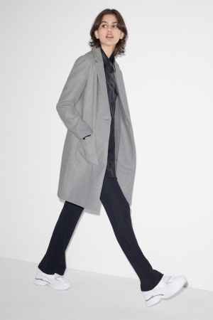 Manteaux C&A Clockhouse Femme Grise Clair | YK0572413