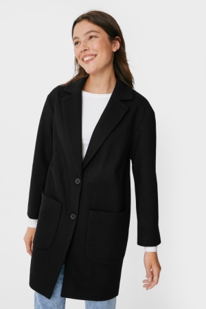 Manteaux C&A Clockhouse Femme Noir | OW7056129