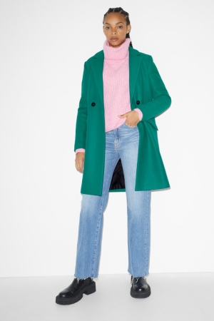 Manteaux C&A Clockhouse Femme Vert | KZ9625387
