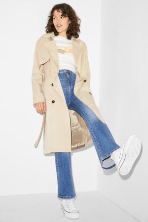 Manteaux C&A Clockhouse Trench Femme Beige | AN9560438