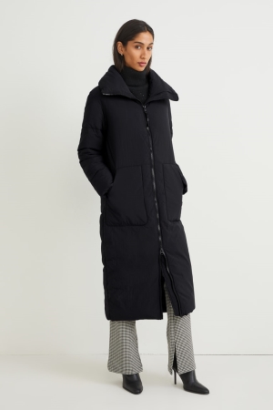 Manteaux C&A Matelassé Femme Noir | BH2493587