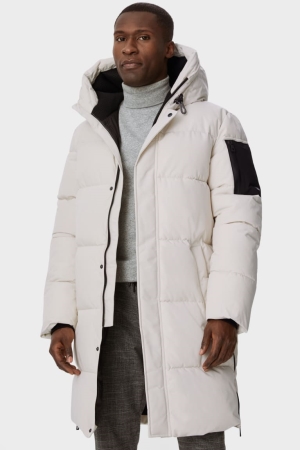 Manteaux C&A Matelassé With Hood Homme Blanche | PF6517328