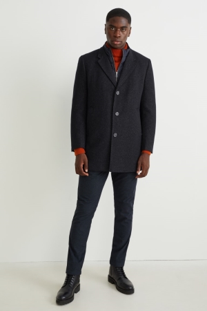 Manteaux C&A Recycled Homme Bleu Foncé | KT4783602