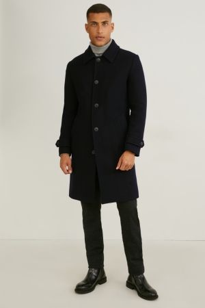 Manteaux C&A Recycled Homme Noir | OA3584169