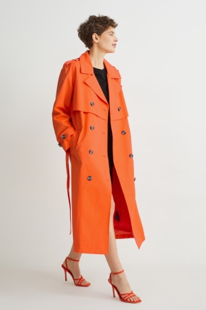Manteaux C&A Trench Femme Orange | PZ2108693