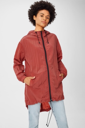 Manteaux C&A With Hood Femme Rouge | KS9417260