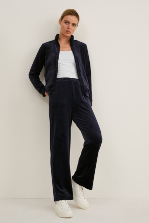 Pantalons C&A Basic Joggers Femme Bleu Foncé | HK8149623