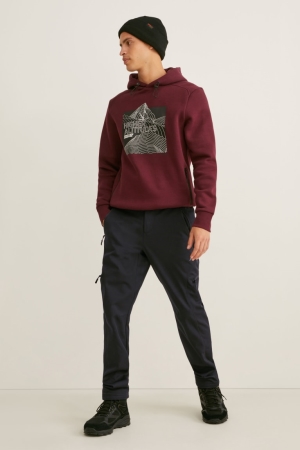 Pantalons C&A Cargo Homme Noir | PJ0937548