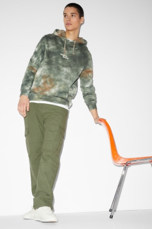 Pantalons C&A Cargo Homme Vert | WR8713540