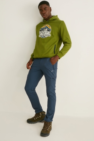 Pantalons C&A Cargo Lycra® Homme Turquoise | LM4620357