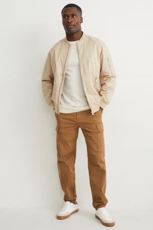 Pantalons C&A Cargo Regular Fit Homme Marron Clair | SX3146709