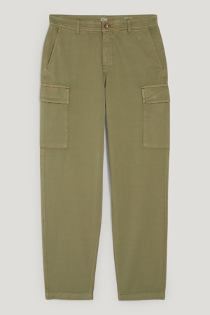 Pantalons C&A Cargo Relaxed Fit Gold Level Cradle To Cradle™ Certified Homme Vert | YL1869403