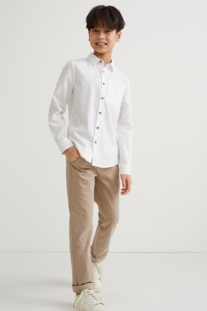 Pantalons C&A Chinos Garcon Beige | RS7403821
