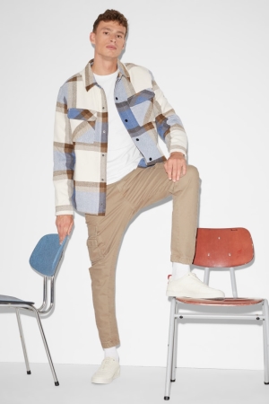 Pantalons C&A Clockhouse Cargo Homme Beige | XO1267453