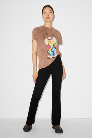 Pantalons C&A Clockhouse Joggers Femme Noir | LI3095768