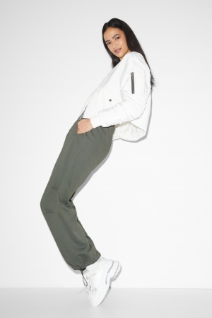 Pantalons C&A Clockhouse Joggers Femme Vert | FN7265948