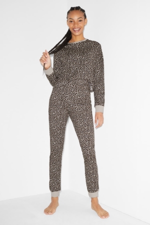 Pantalons C&A Clockhouse Pyjama Bottoms Femme Beige | PZ2759036