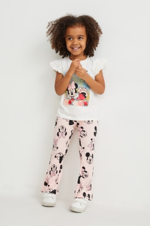 Pantalons C&A Disney Leggings Fille Rose | RF5384960