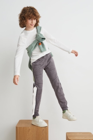 Pantalons C&A Joggers Garcon Grise | LZ4601893