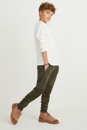 Pantalons C&A Joggers Garcon Vert | JN0429173