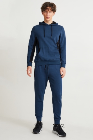 Pantalons C&A Joggers Homme Bleu Foncé | HK0984532