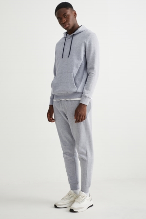 Pantalons C&A Joggers Homme Grise Clair | DP6798235