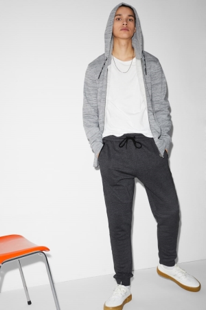 Pantalons C&A Joggers Homme Grise Foncé | SU1406587