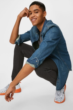 Pantalons C&A Joggers Homme Grise | VS6540128