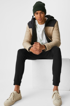 Pantalons C&A Joggers Homme Noir | EW3268794