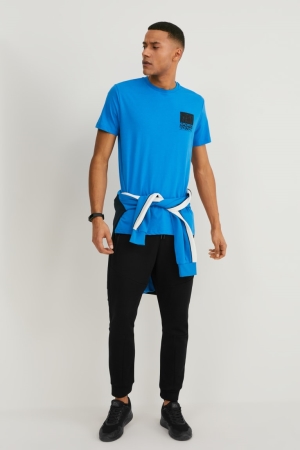 Pantalons C&A Joggers Homme Noir | JG3418750