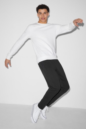 Pantalons C&A Joggers Homme Noir | OW9845761