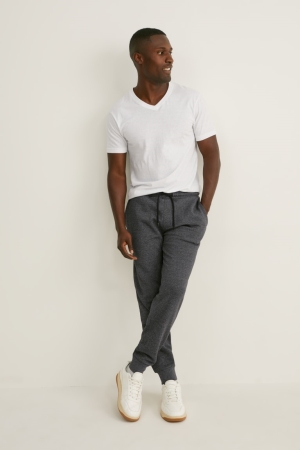 Pantalons C&A Joggers Organic Coton Homme Grise | PG3091582