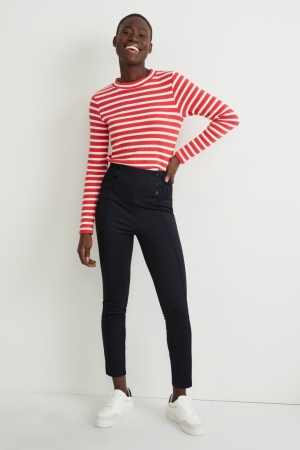 Pantalons C&A Leggings With Recycled Polyester Femme Noir | GS8174350