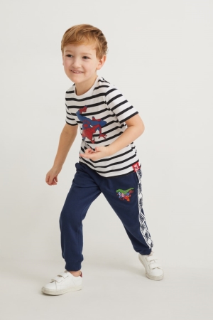 Pantalons C&A Marvel Joggers Garcon Bleu Foncé | UL5078412