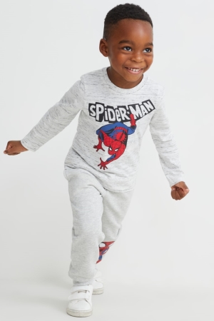 Pantalons C&A Marvel Joggers Garcon Grise Clair | JR5124786
