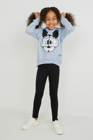 Pantalons C&A Mickey Mouse Set And Leggings 2 Piece Fille Bleu Clair | BO2578940