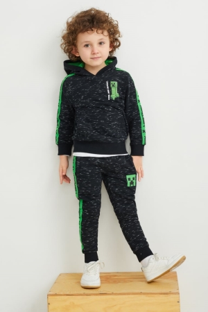 Pantalons C&A Minecraft Joggers Garcon Grise Foncé | JA4173609
