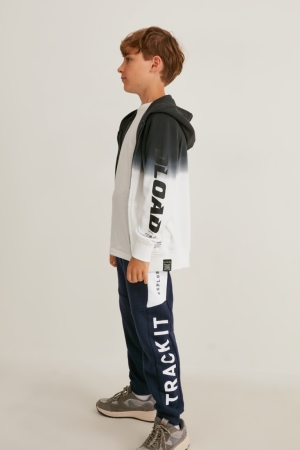 Pantalons C&A Multipack Of 2 Joggers Garcon Bleu Foncé | WM9216753