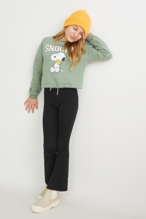 Pantalons C&A Multipack Of 2 Leggings Fille Noir | HC7432059