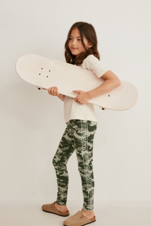 Pantalons C&A Multipack Of 2 Leggings Fille Camouflage | IJ1592836