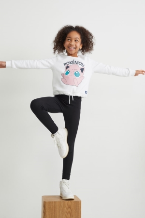 Pantalons C&A Multipack Of 2 Leggings Fille Noir | TB2487103