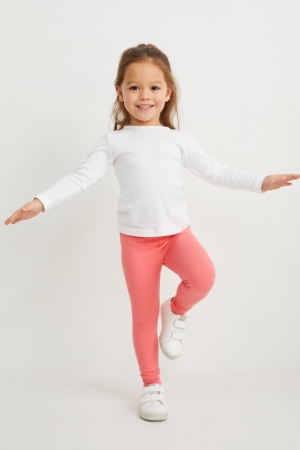 Pantalons C&A Multipack Of 4 Leggings Fille Grise Clair | SP0196475