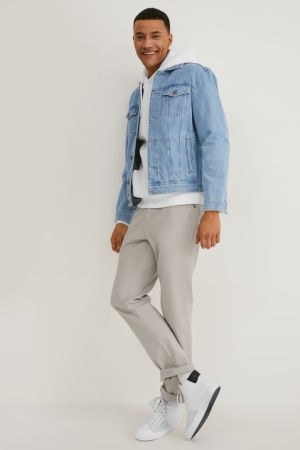 Pantalons C&A Regular Fit Homme Grise Marron | VS8625913