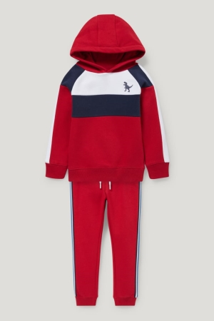Pantalons C&A Set And Joggers 2 Piece Garcon Rouge | AM5897341