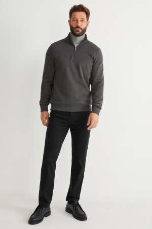 Pantalons C&A Slim Fit Flex Homme Noir | RH5126973