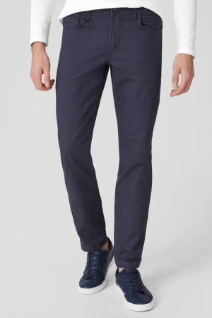 Pantalons C&A Slim Fit Homme Bleu Foncé | WT0761249